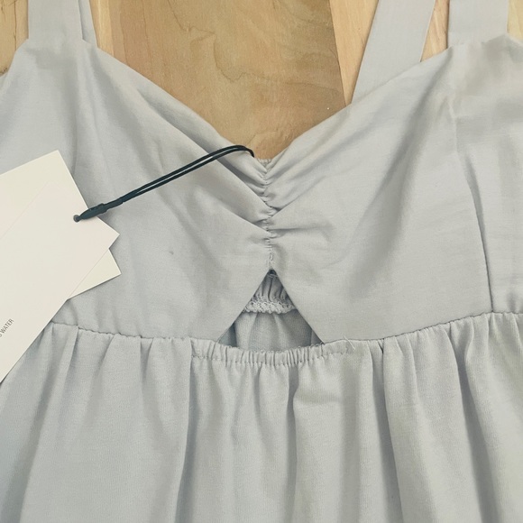 Gray Zara maxi dress with key hole size small - Picture 2 of 5